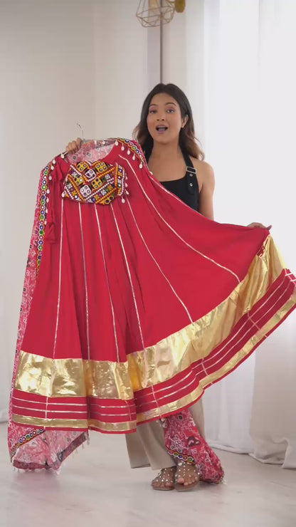 Red Traditional Lehenga Choli