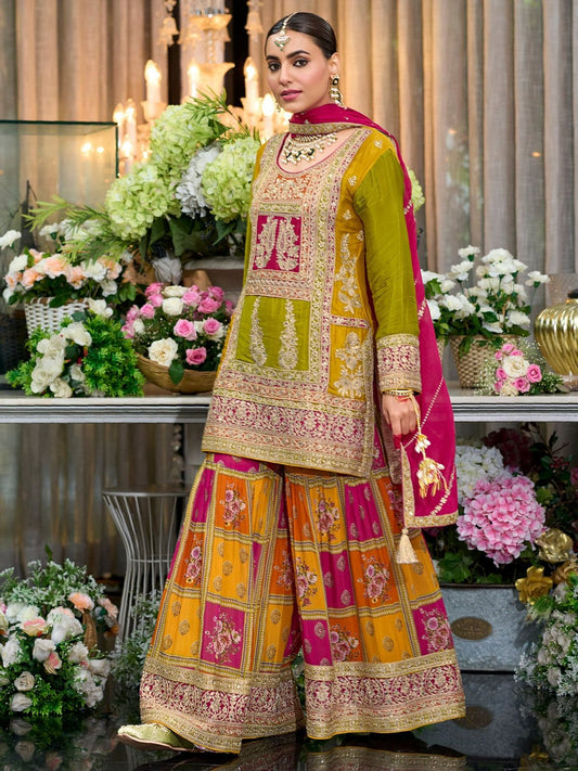 Heavy Pakistani Sharara Suits