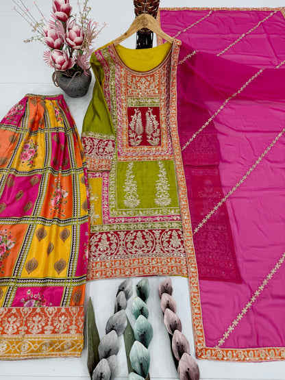 Heavy Pakistani Sharara Suits